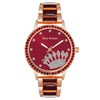 Laikrodis JUICY COUTURE JC1334RGBY. Kwarcowy, Kolor raudona. Kobieta.
