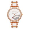 Laikrodis JUICY COUTURE JC1334RGWT. Kwarcowy, Kolor balta. Kobieta.