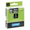 Dymo S0720670 (juoda ant skaidraus) D1 tipo juosta