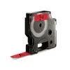 Dymo S0720570 (juoda ant raudonos) D1 tipo juosta