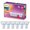 Philips 6-pack LED GU10 50W Dimbar War
