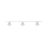 Mondex Elektrinė girlianda STARS, 10 LED, šiltai baltos sp., (elementai 2xAA neįeina), 1,25m + 30cm