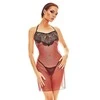 Anais Apatiniai drabužiai- Fantasme chemise XXL/XXXL (juoda-raudona)