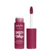 NYX Matiniai skysti lūpų dažai Smooth Whip, 4 ml, spalva - Fuzzy Slippers