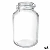Maisto konservavimo konteineris Bormioli Rocco fido Skaidrus stiklas (4 L) (6 vnt.)