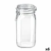Maisto konservavimo konteineris Bormioli Rocco fido Skaidrus stiklas (1,5 L) (6 vnt.)