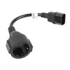 LANBERG CA-C14E-10CC-0018-BK ilgintuvas maitinimo kabelis IEC 320 C14->SCHUKO F