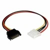 "StarTech Molex" - SATA, 0,3 m, daugiaspalvis (LP4SAFM12)