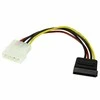 „StarTech Molex“ – SATA, 0,15 m, daugiasluoksnis (SATAPOWADAP)