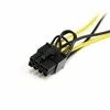 StarTech SATA 15 kontaktų – PCIE 8 kontaktų, 0,15 m, geltona (SATPCIEX8ADP)