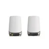 Maršrutizatorius NETGEAR Orbi Quad-band RBKE963 AXE11000 WiFi 6E tinklelio sistema, pilka, balta, vidinė, maitinimas, Wi-Fi 6 (802.11ax), 802.11a, 802.11b, 802.11g, Wi-Fi 4 (802.11ac), 162.11ac. Wi-Fi 6E..., 1200 Mbit/s