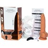 Naked Addiction 9" Thrusting Dong RC Caramel judantis