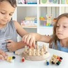 InnovaGoods medinis Taeda memorialinis šachmatų rinkinys InnovaGoods 26 detalių