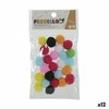 Pincello Medžiagos rankdarbiams Kamuoliai Spalvotas Ø 2 cm (12 vnt.)
