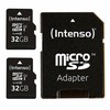Atminties kortelė „Intenso Micro SD“ kortelė UHS-I 32 GB SDHC Premium dvigubas rinkinys