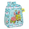 Safta Mokyklinis krepšys Spongebob Stay positive Mėlyna Balta (33 x 42 x 14 cm)