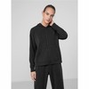 Bluza damska 4F tamsiai juoda H4Z22 BLD041 20S (M)