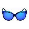 Akiniai ITALIA INDEPENDENT 0092-ZEF-022. Akiniai przeciwsłoneczne, Kolor mėlyna. Kobieta.