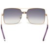 Akiniai WEB EYEWEAR WE0201-34Z. Akiniai przeciwsłoneczne, Kolor auksinė. Kobieta.