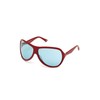 Akiniai WEB EYEWEAR WE0290-6566V. Akiniai przeciwsłoneczne, Kolor raudona. Kobieta.