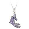 Biżuteria GLAMOUR GS2-19. Zawieszka, Kolor PURPLE. Kobieta.