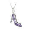 Biżuteria GLAMOUR GS3-19. Zawieszka, Kolor PURPLE. Kobieta.
