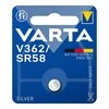 Varta-V362, Vienkartinė baterija, Sidabro oksidas (S), 1,55 V, 1 vnt., Sidabras, 2,1 mm