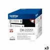 Brother Juosta Brother Nuolat popieriaus ritinys 62mm Juodas &amp; Raudona balta - DK22251