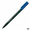 Staedtler Foliopis Lumocolor ST313-3 mėlyna 10 vnt. (179611)