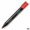 Staedtler STAEDTLER Marker Lumocolor perm raudona 10 Stück