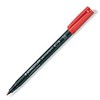 Staedtler 317-2, raudonas, apvalus antgalis, juodas, raudonas, polipropilenas (PP), vidutinio storio, 1 mm