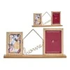 Gift Decor Dovanų dekoro rėmelis nuotraukų rėmelis Home Brown 2 Photo Metal Wood (6 x 21,5 x 46 cm)