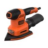Black &amp; Decker Juodas &amp; Decker Trikampis šlifuoklis Juodas &amp; Decker BEW200-QS; 200 W