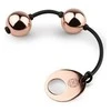 Easytoys Rosy Gold Nouveau Metal Pelvic Floor Training Balls with Pull Ring