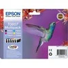 Epson Multipack 6 spalvų T0807 Claria fotografijos rašalo kasetė, Juodas, žydra, šviesiai žalsvai mėlyna, rausvai raudona, šviesiai purpurinė, geltona