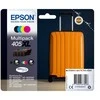 Tusz Epson Epson 405XL Multipack - 4 vnt. pakuotė - XL - juoda, geltona, žydra, rausva - originali - lizdinė pakuotė su RF / garsiniu signalu - rašalo kasetė - skirta WorkForce WF-7310, 7830, 7835, 7840, WorkForce Pro WF-3820, 3825, 4820, 4825, 4830