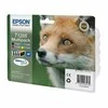 EPSON T1285 rašalo kasetė juoda ir trispalvė standartinė talpa 5,9 ml ir 3 x 3,5 ml 4 pakuočių lizdinė plokštelė be signalizacijos