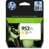 Hewlett Packard (HP) HP 953XL didelės talpos „Geltona“ originali rašalo kasetė, blisterinė pakuotė