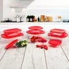 OCUISINE apvalus orkaitei atsparus indas su plastikiniu dangteliu, 26 cm