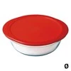 Apvalus orkaitėje atsparus indas su plastikiniu dangteliu C'N'S 18 cm OCUISINE