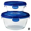 Karščiui atsparus konteineris su dangteliu Cook &amp; Eiti 15 x 8 cm 0,7 l PYREX