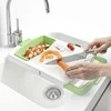 Pailginama pjovimo lenta trys viename su padėklu, indu ir nusausintuvu PractiCut InnovaGoods