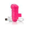 Rožinė The Screaming O Charged FingO Rožinė - Compact Finger Massager, 10 Modes
