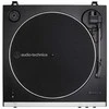 Visiškai automatinis diržo pavaros patefonas Audio Technica AT-LP60XBTWH su Bluetooth