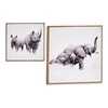 Plakatas Gift Decor Paveikslas Su rėmu gyvūnai Medžio drožlių plokštė (31 x 2 x 31 cm)