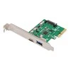 Assmann Electronic Assmann elektroninė DIGITUS PCIe kortelė C tipo USB + A tipo USB