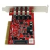 PCI kortelė Startech PCIUSB3S4