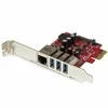 Kontrolierius StarTech PCIE x1 - 3x USB 3.0 + Ethernet (PEXUSB3S3GE)
