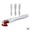 Kinvara Peilių rinkinys 18 x 3,5 x 1 cm Balta Plastmasinis (12 vnt.)