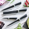 Peilių rinkinys Juodas Shark Swiss·Q Namiutsu InnovaGoods 4 Dalys